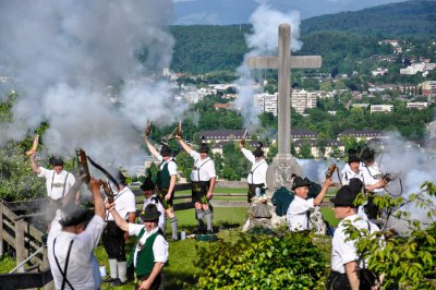 Böllerschüsse ins Reichenhaller Tal